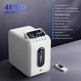 Oxygen Concentrator, 1-8/min Oxygen Concentrator with Remote Control, Child Lock, Suitable for Home and Travel