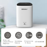 DEDAKJ Oxygen Device for Home, Portable Oxygen Concentrator, 1-7L/min, Atomization Function ≤39 ± 3 dB Ultra Quiet Self-Humidification, Remote Control (DH22-C1L)