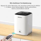 DEDAKJ Oxygen Device for Home, Portable Oxygen Concentrator, 1-7L/min, Atomization Function ≤39 ± 3 dB Ultra Quiet Self-Humidification, Remote Control (DH22-C1L)