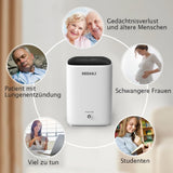 DEDAKJ Oxygen Device for Home, Portable Oxygen Concentrator, 1-7L/min, Atomization Function ≤39 ± 3 dB Ultra Quiet Self-Humidification, Remote Control (DH22-C1L)
