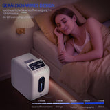 Oxygen Concentrator, 1-8/min Oxygen Concentrator with Remote Control, Child Lock, Suitable for Home and Travel