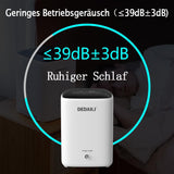 DEDAKJ Oxygen Device for Home, Portable Oxygen Concentrator, 1-7L/min, Atomization Function ≤39 ± 3 dB Ultra Quiet Self-Humidification, Remote Control (DH22-C1L)